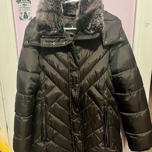 London Fog Medium Length Puffer Jacket
